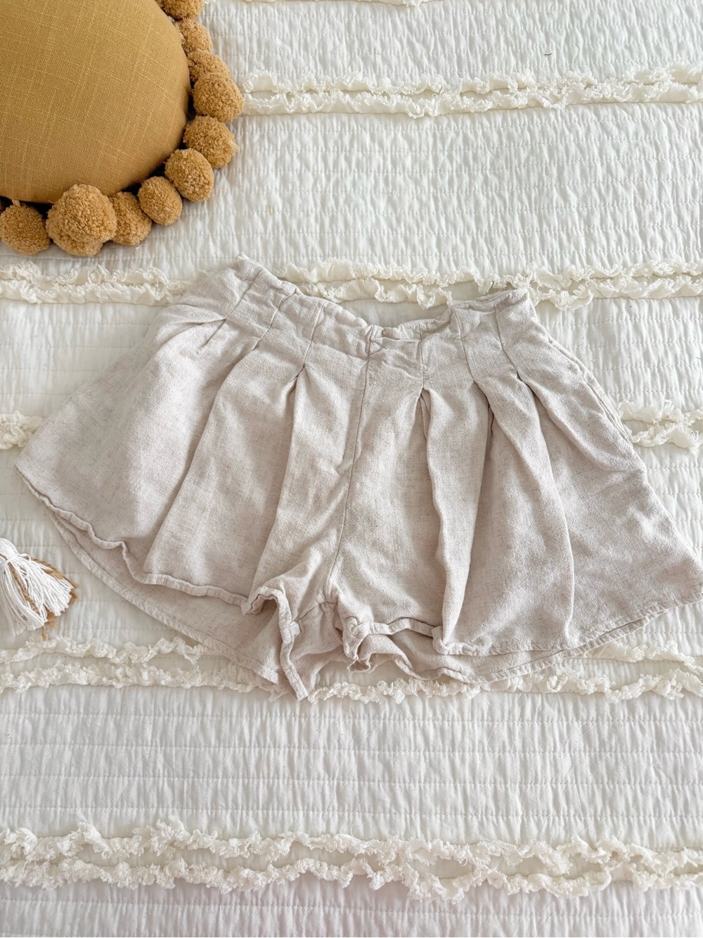 Linen skort